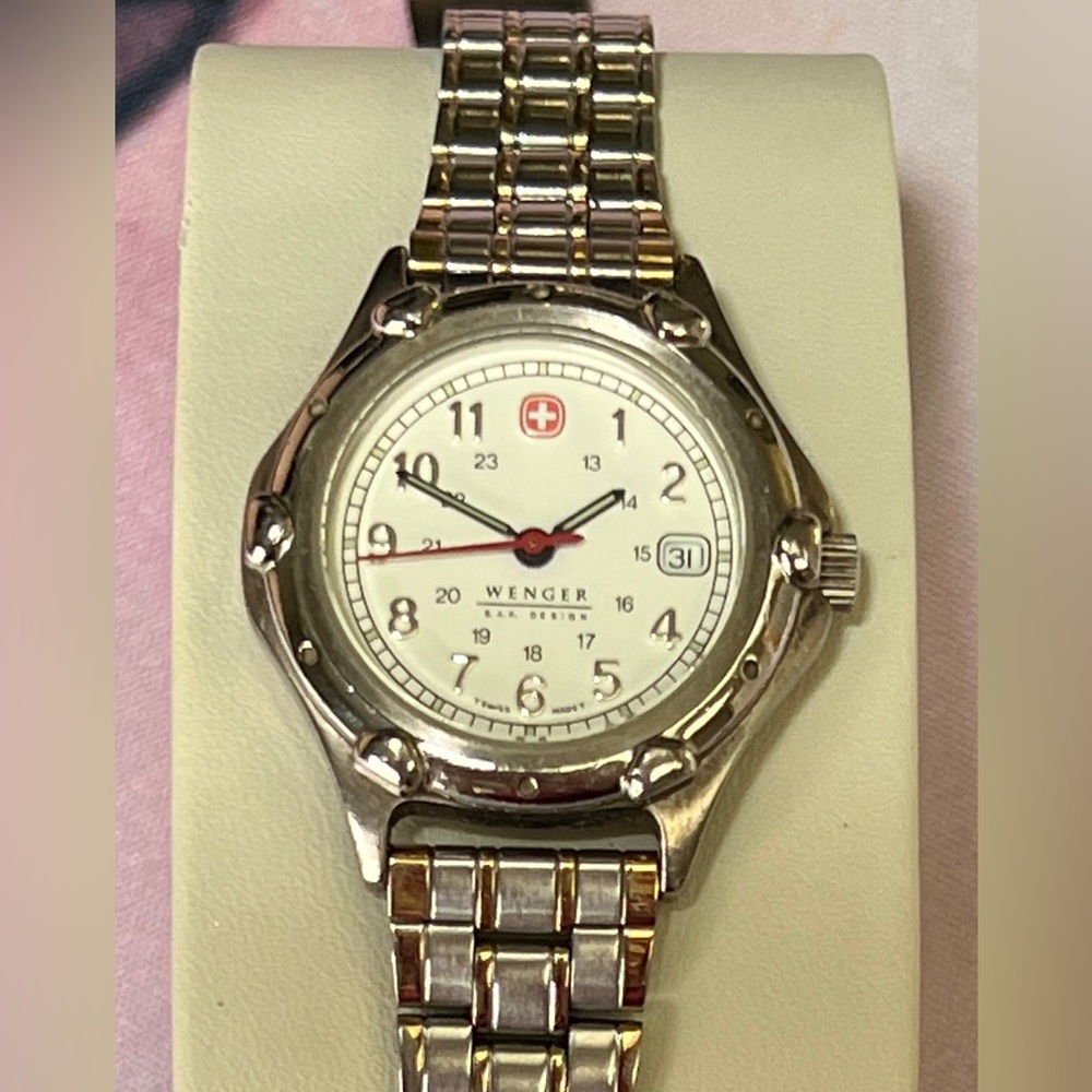 Women’s Wenger Two-Tone Silver and Gold Watch